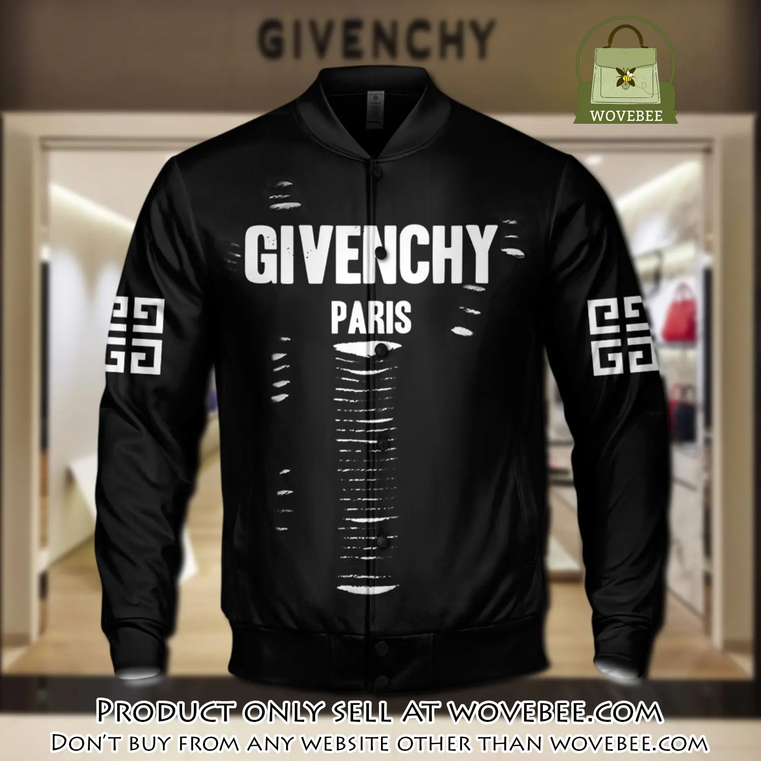 Luxury givenchy varsity premium baseball jacket bjv1049 wvb0749211
